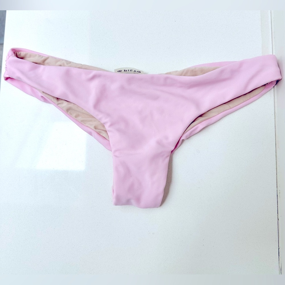 PQ Swim - Brazilian/Teeny Ruched Bottom in Pink (NWOT)